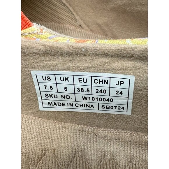 UIN Batik Flower Floral Toledo Women’s 7.5 Slip On Shoes Comfort Cotton Light - Picture 10 of 16